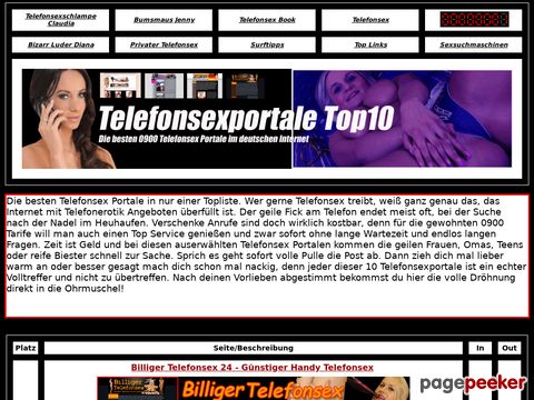 Details : Telefonsexportale Top10